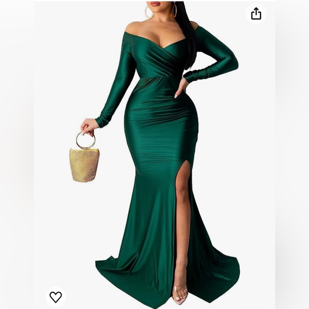 Green Statement Ball Dress